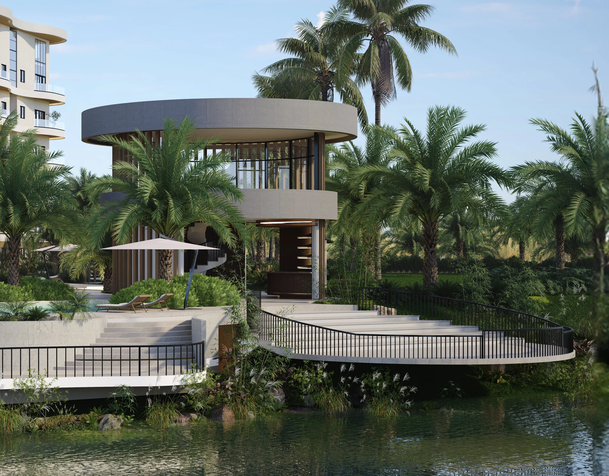 Lounge et jardin