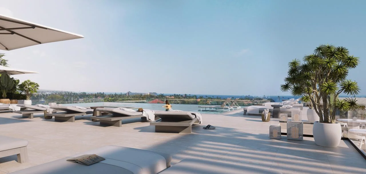 Rooftop pool and terrace