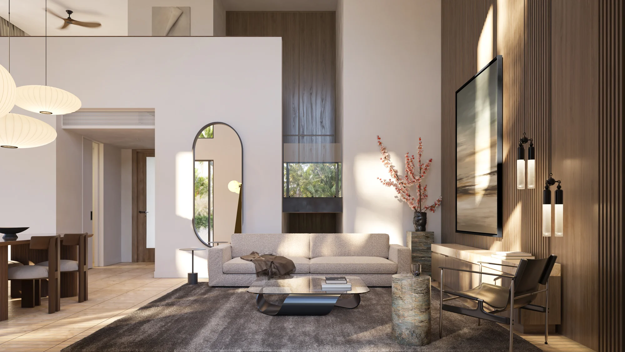 Intérieur en double hauteur